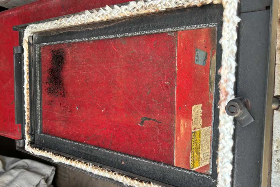 Ceramic fireplace glass replacement