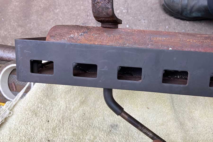Wood fire heater glass repair