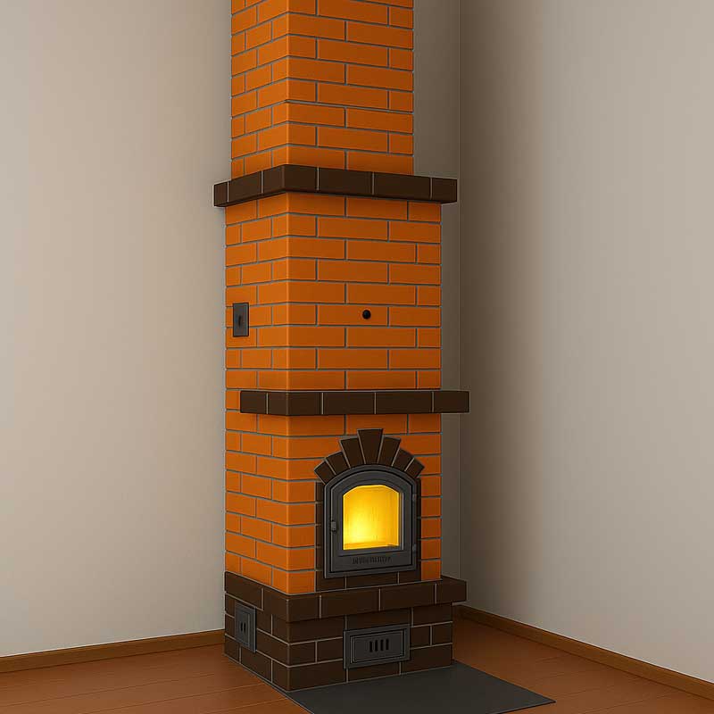 how to build wood fireplace